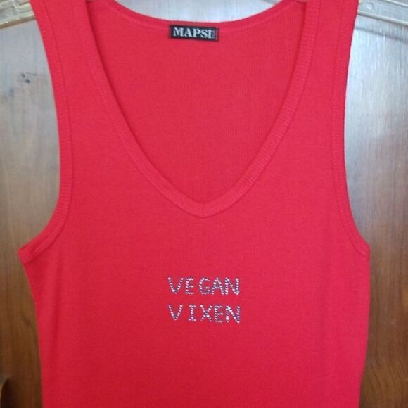 VEGAN VIXEN MAPSI Long Tank - Picture 2 of 3